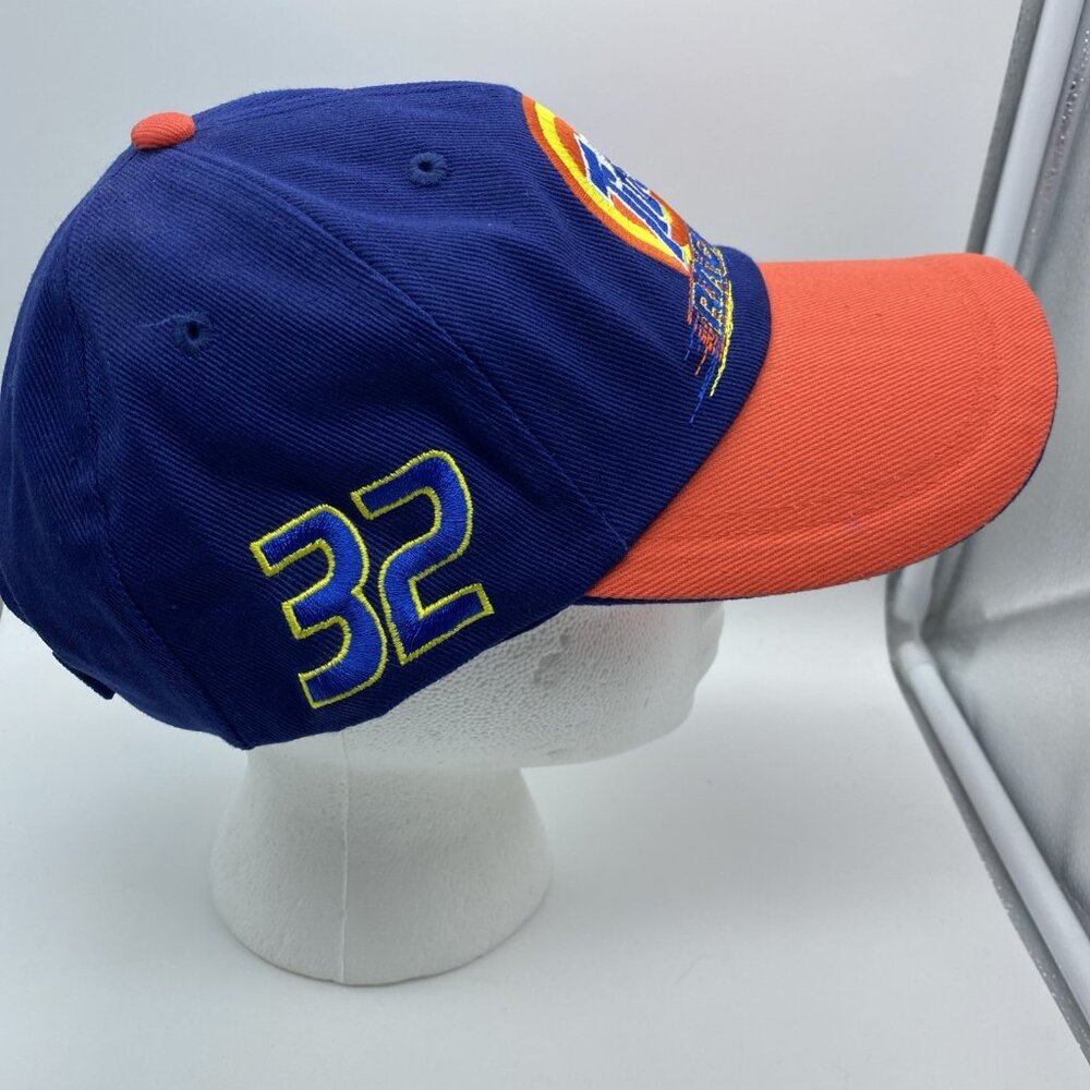 Tide Racing Blue Orange 32 Adjustable Adult Baseball Cap Hat Hook-Loop Downey - Picture 3 of 14
